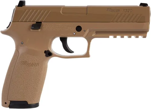 Vista 6 de Sіg Sauer P320 CO2 .177 Cal Blowback Pistola de aire, Coyote Tan con estuche rígido Wearable4U