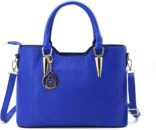 Vista 8 de Bolsa para mujer de piel Lizhigu, Satchel, estilo Tote, de mano o para el hombro