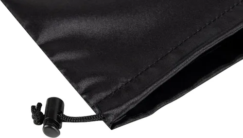 Vista 8 de PALTERWEAR Bolsas de satén lisas con cordón y palanca para artículos delicados - Lencería, pelucas, zapatos, seda (negro, 7 x 9 pulgadas)