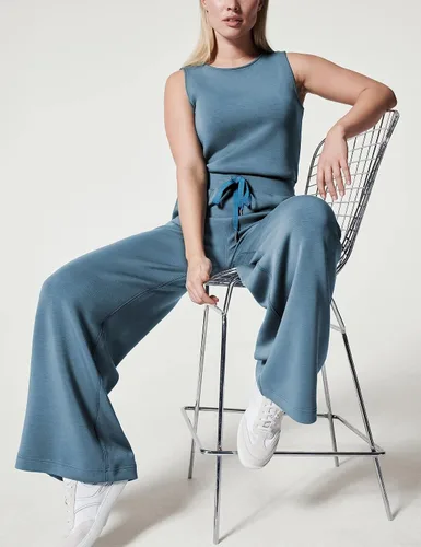 Vista 7 de Klamay Air Essentials - Overol casual de verano para mujer, sin mangas, pierna ancha, con vuelo