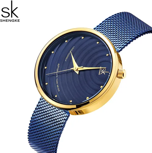 Vista 6 de SHENGKE Fashion Watch Simple Decent Casual Fashion Quartz Watch (Less is More) Watch