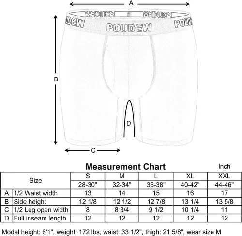 Vista 6 de Calzoncillos tipo bóxer de malla de rendimiento atlético para hombre, paquete de 5
