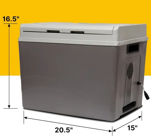 Vista 7 de Koolatron Enfriador y calentador Iceless de 12 V - Enfriador eléctrico portátil Nevera portátil Eléctrica para automóvil, camión, cámper, barco