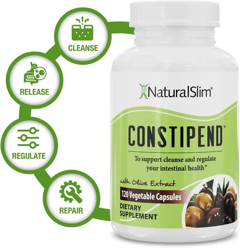 Vista 5 de NaturalSlim, Alivio del estreñimiento, Ablandadores de heces Constipend, Limpiador de colon para mujeres y hombres con citrato de magnesio