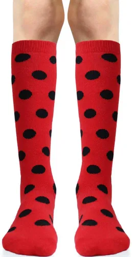 Vista 9 de juDanzy Calcetines hasta la rodilla con agarres para bebés, niños pequeños y niños