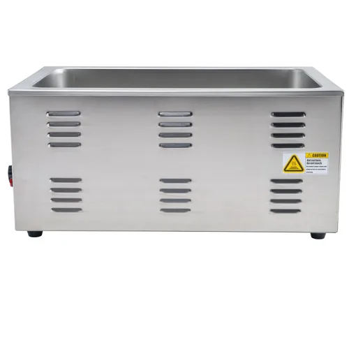 Vista 3 de Winco Calentador eléctrico de sartén de alimentos de acero inoxidable