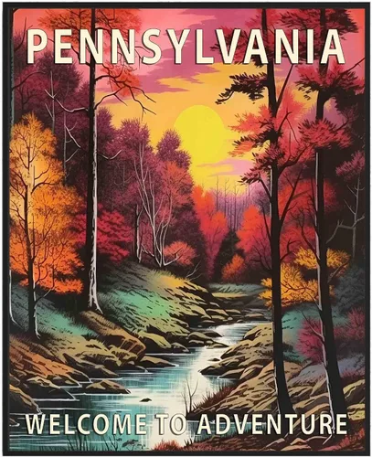 Vista 31 de Póster artístico de Alaska, decoración artística de paisaje retro de Estados Unidos, pintura de montaña y paisaje de aventura para dormitorio, sala