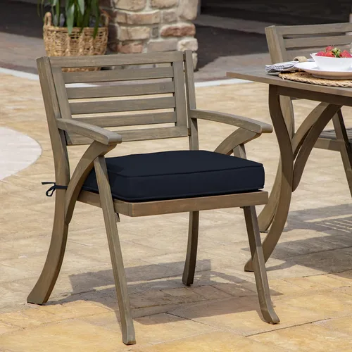 Vista 2 de Arden Selections ProFoam Performance - Cojín para asiento de exterior, 19 x 20, azul marino clásico