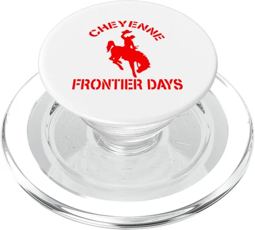 Vista 7 de Rodeo Wild Western Cheyenne Frontier Days - Camiseta PopSockets intercambiable PopGrip