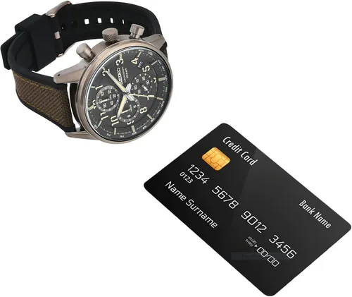 Vista 5 de Seiko SSB371P1 - Reloj cronógrafo para hombre con correa de lona