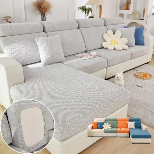 Vista 10 de Fundas para sofá hogar relajantes, Fundas para sofá Hero, Fundas universales para sofá resistentes al desgaste Lavables, Fundas elásticas para sofá