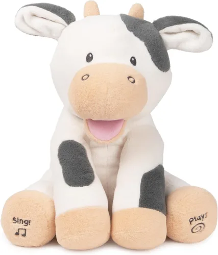 Vista 13 de GUND Baby Alora The Unicorn - Juguete sensorial animado de peluche, canta canción ABC y 123 canciones contando, rosa, 11 pulgadas