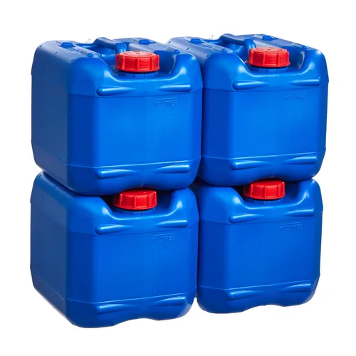 Vista 6 de Hudson Exchange Contenedor con mango de 2.5 galones (10 litros) con tapa, HDPE, azul