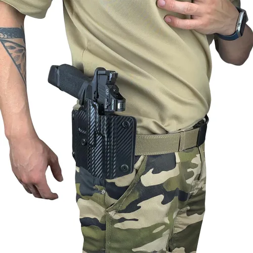 Vista 3 de OWB Concealment Holster - Outside The Waistband Holster - fits Walther PDP Compact 4.5