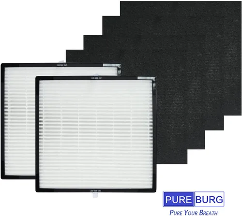 Vista 5 de PUREBURG AK46000 - Juego de filtros de repuesto compatibles con Oreck Air Response Small WK16000 Purificador de aire tipo B1, paquete de 2