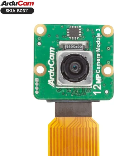 Vista 7 de Arducam Para Raspberry Pi Cámara Módulo 3 Amplio, 120 ° (D) IMX708 Autofocus Pi Cámara V3, 5.9 in 15-22 Pin FFC Cable