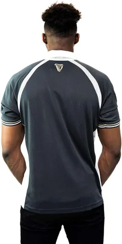 Vista 3 de Guinness - Camiseta de rugby con diseño de color negro