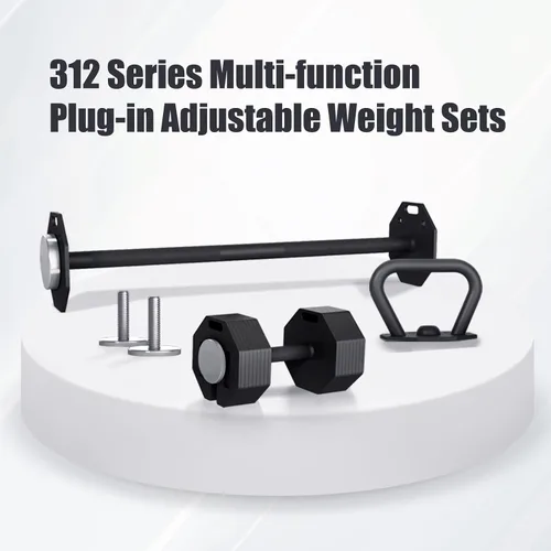 Vista 4 de Adjustable Dumbbell Weight Plates, Each 5lb Durable Versatile