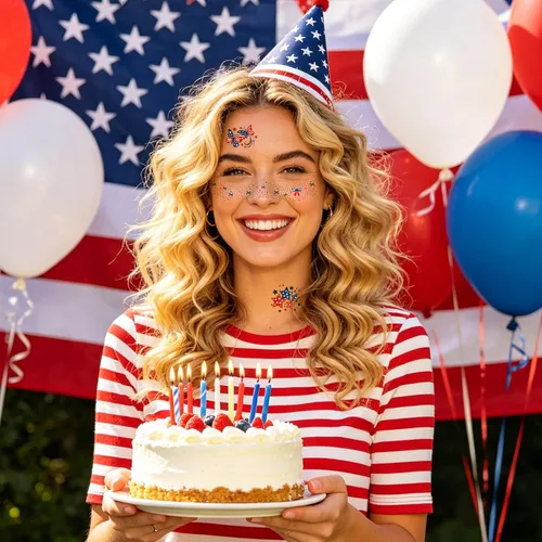 Vista 7 de Tatuajes faciales de pecas con purpurina para el 4 de julio, rojo, blanco y azul, 250 aniversario, estrella patriótica, tatuaje facial para mujeres
