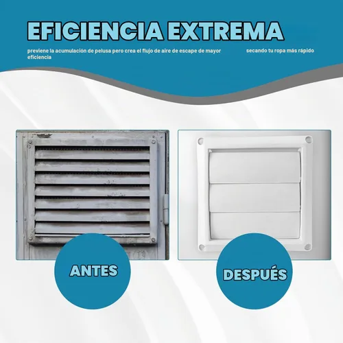 Vista 9 de Cubierta de ventilación de secadora de 4 pulgadas para exterior, evita ratas y pájaros, cubierta de ventilación al aire libre para casa, tapa
