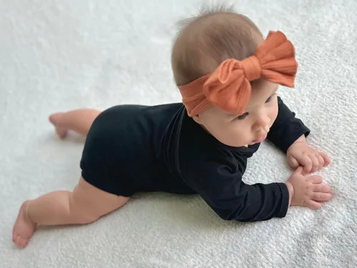Vista 2 de 123 Bear Baby Cotton Spandex Infant Bodysuits Long Sleeve and Short Sleeve