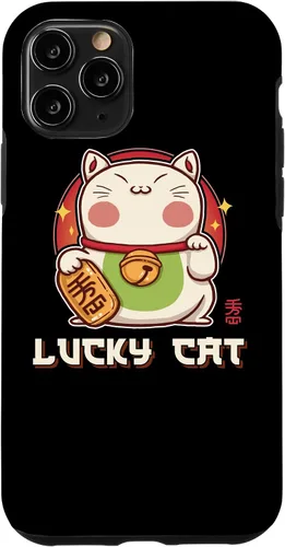 Vista 27 de Funda para iPhone 16 Maneki Neko Waving Cat Lucky Feline Lucky Kawaii Anime