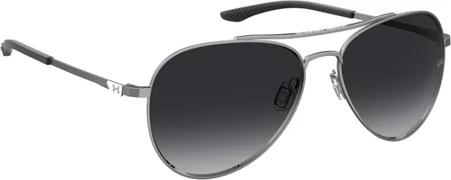 Vista 2 de Under Armour Gafas de sol UA Instinct Pilot para adultos, Rutenio Oscuro/Gris Polarizado
