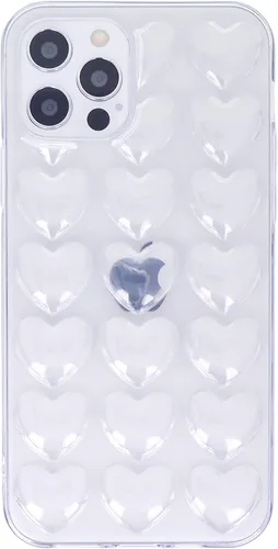 Vista 29 de Funda para iPhone 11 para mujer, funda de gel Kawaii 3D Pop Bubble Heart Kawaii, linda funda para iPhone 11 de 6.1 pulgadas, color negro