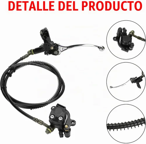 Vista 7 de GREHUA Kit de Frenos Hidráulicos Mejorado para Mini Moto Compatible con Baja Doodle Bug DB30 Blitz Racer Dirt Bug Predator 79cc 97cc 2.8hp Piezas