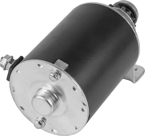 Vista 5 de Caltric Motor de arranque compatible con John Deere 92H D125 D130 D140 D155 D160 MIA13038 / engranaje de acero de 15 dientes