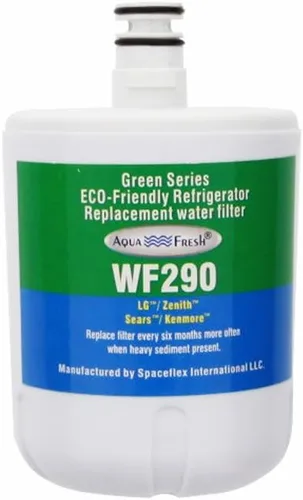 Vista 2 de Aqua Fresh 5231JA2002A Filtro de agua de repuesto para refrigerador LG LT500P, ADQ72910911, GEN11042FR-08, HDX FML-1, LSC27925ST, LFX25974ST