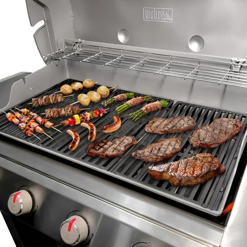 Vista 8 de QuliMetal Rejillas de cocina de 18.7 pulgadas para parrillas de gas Weber Genesis II 400 y Genesis II LX 400, Genesis ll LX 400 Series, reemplazo