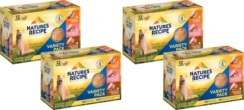 Vista 12 de Nature's Recipe Wet Dog Food, receta de pollo y salmón salvaje en caldo, taza de 2.75 onzas (paquete de 12)