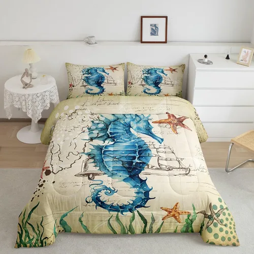 Vista 10 de Erosebridal Juego de ropa de cama individual de animales del zoológico para niños, lindo juego de edredón de animales salvajes de dibujos animados