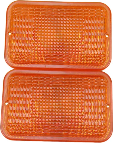Vista 6 de BLUESUNSOLAR 1 lente ámbar LVU18745 de repuesto de lente de luz trasera para John Deere Tractor 1023E 1025R 1026R 2025R 2027R 2032R 2038R 2305 2320