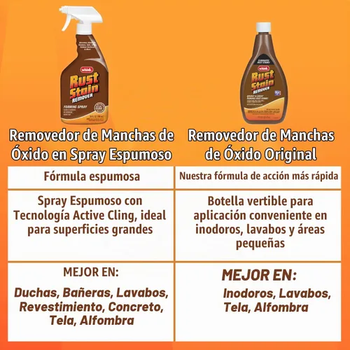 Vista 5 de Whink 1261 - Removedor de manchas líquido de óxido, 6 onzas, 6 onzas líquidas, blanco, sin perfume