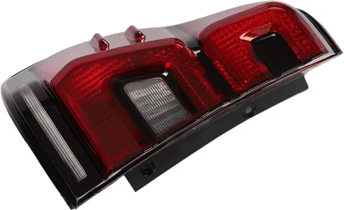 Vista 6 de Para 2003 2004 2005 2006 2007 2008 2009Toyota Land Cruiser Prado LC120 luces traseras LED rojas luces traseras montaje de lámpara trasera izquierda