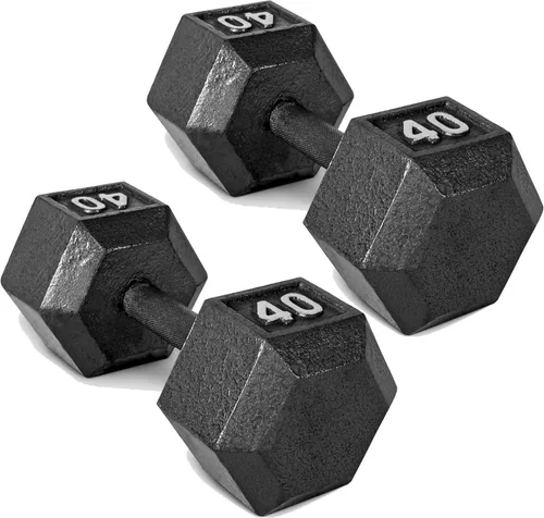 Vista 56 de CAP Barbell Mancuerna hexagonal de hierro fundido Múltiples opciones