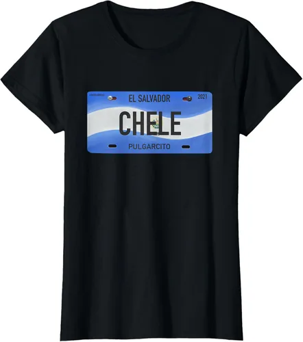 Vista 15 de Camiseta CHELE Diseño con Frases Típicas de El Salvador