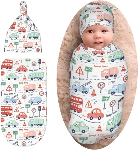 Vista 16 de Burrito Taco Tortilla Manta para recién nacido con juego de gorro, manta suave y elástica, regalo divertido para la ducha de niños y niñas Tortilla