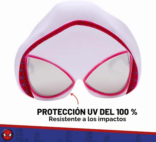 Vista 3 de Sun-Staches Gafas de sol de Spider-Man, accesorio oficial de disfraz de Ghost Spider Adulto/Adolescente