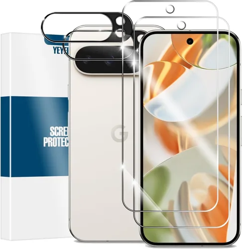Vista 8 de Protector de pantalla para Google Pixel 6 5G + protectores de lente de cámara, [2+2 unidades] Protector de pantalla de vidrio templado de cobertura