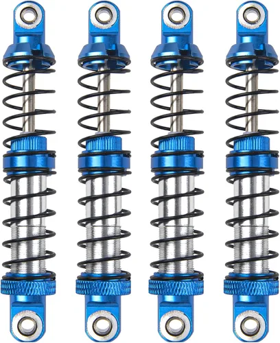 Vista 10 de ShareGoo - Amortiguador de metal ajustable de 70/80/90/100/110/4.724 in compatible con Traxxas TRX4 TRX6 G63 Axial SCX10 D90 90046 AXI03007 1/10 RC