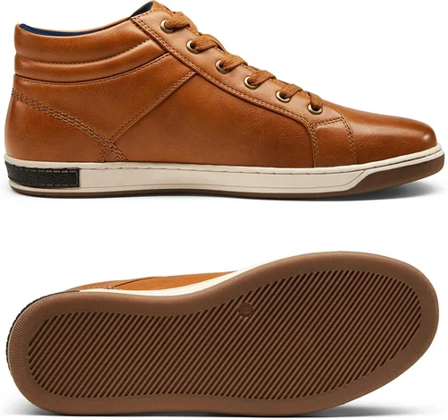 Vista 3 de Jousen Zapatos deportivos de moda para hombre, zapatillas de vestir altas y casuales para hombre