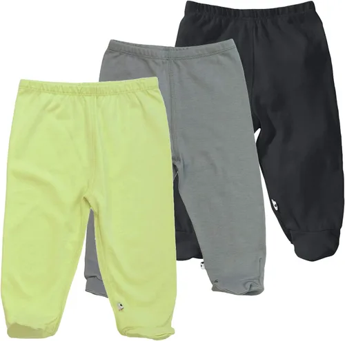 Vista 6 de Babysoy Baby Essential - Conjunto de pantalones de 3 piezas