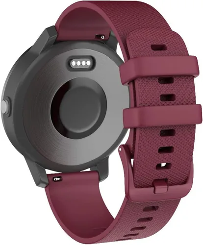 Vista 8 de ISABAKE Correa de reloj de 0.787 in para Garmin Vivoactive 3/Forerunner 165/55/245/645 Gris