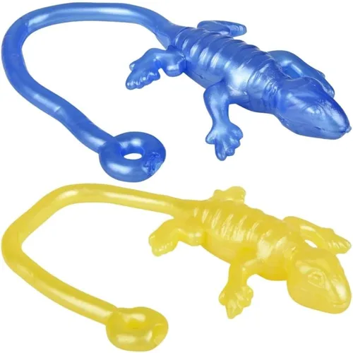 Vista 4 de Rhode Island Novelty SKLIZAR Lagartos, paquete de 12, colores surtidos