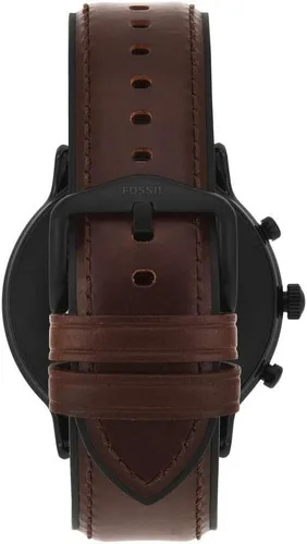 Vista 2 de Fossil 5ta Generación modelo Carlyle - Reloj inteligente con pantalla táctil, de acero inoxidable, con altavoz, con funciones de medición