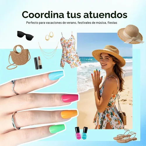Vista 9 de Morovan - Juego de esmaltes de uñas brillantes: juego de regalo de 15 colores de secado rápido de larga duración Paquete de esmalte de uñas