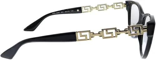 Vista 3 de Versace VE 3292 GB1 - Lentes redondos de plástico negro de 2.047in